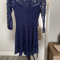 Royal Blue Dress 