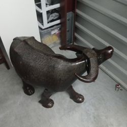 Hand Carved Bull 1958