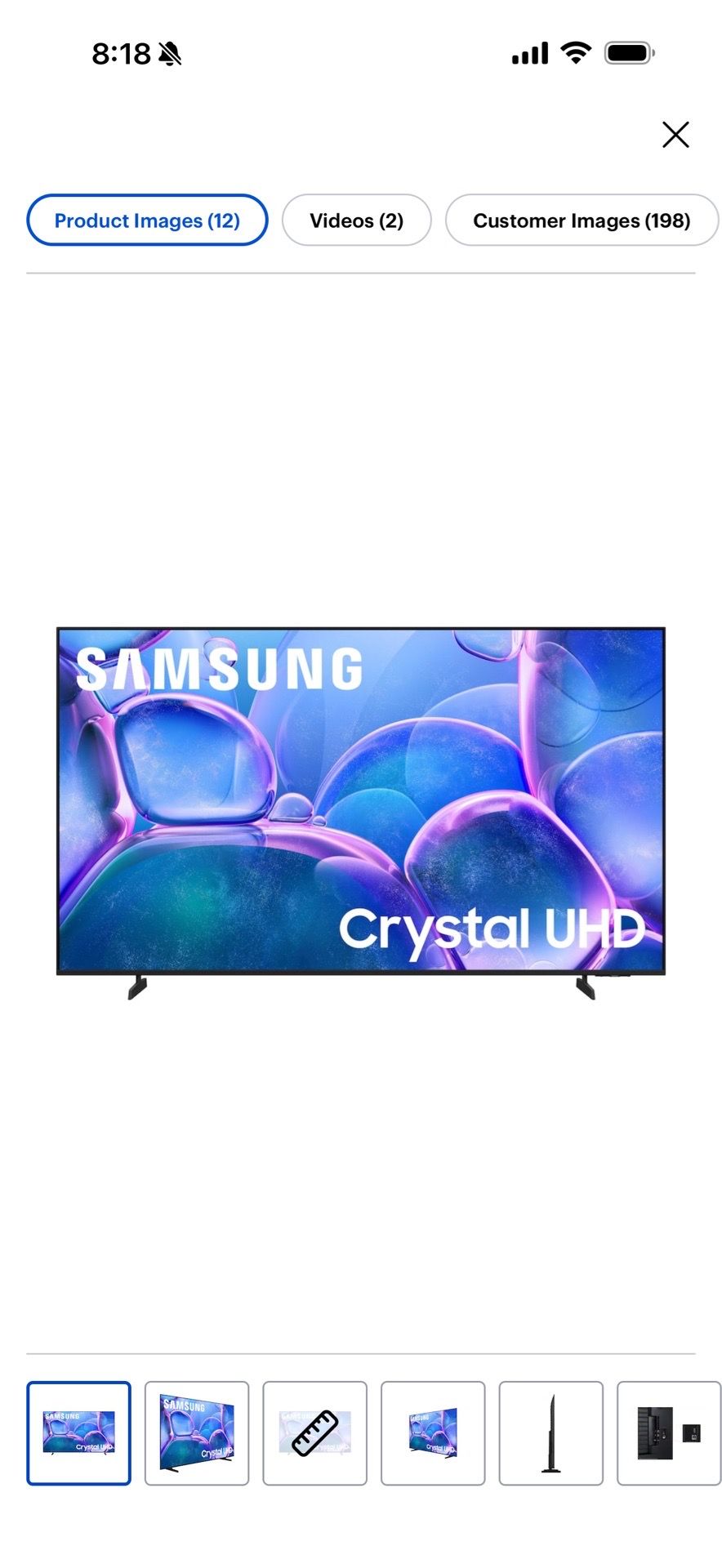 Samsung 65" Class - U7900F Series - 4K Crystal UHD Smart TV