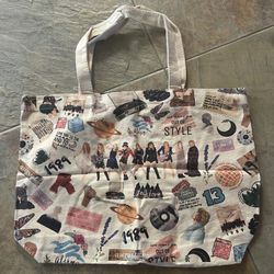 New Taylor Swift Canvas Tote Bag. Great Gift!