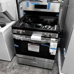 GE GAS 30” STOVE IN STAINLESS STEEL