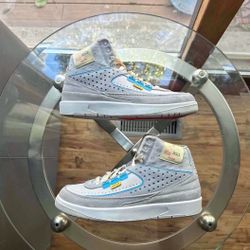 Nike Air Jordan 2 X Union LA Grey Fog SP Premium Og Retro Size 8.5 men’s