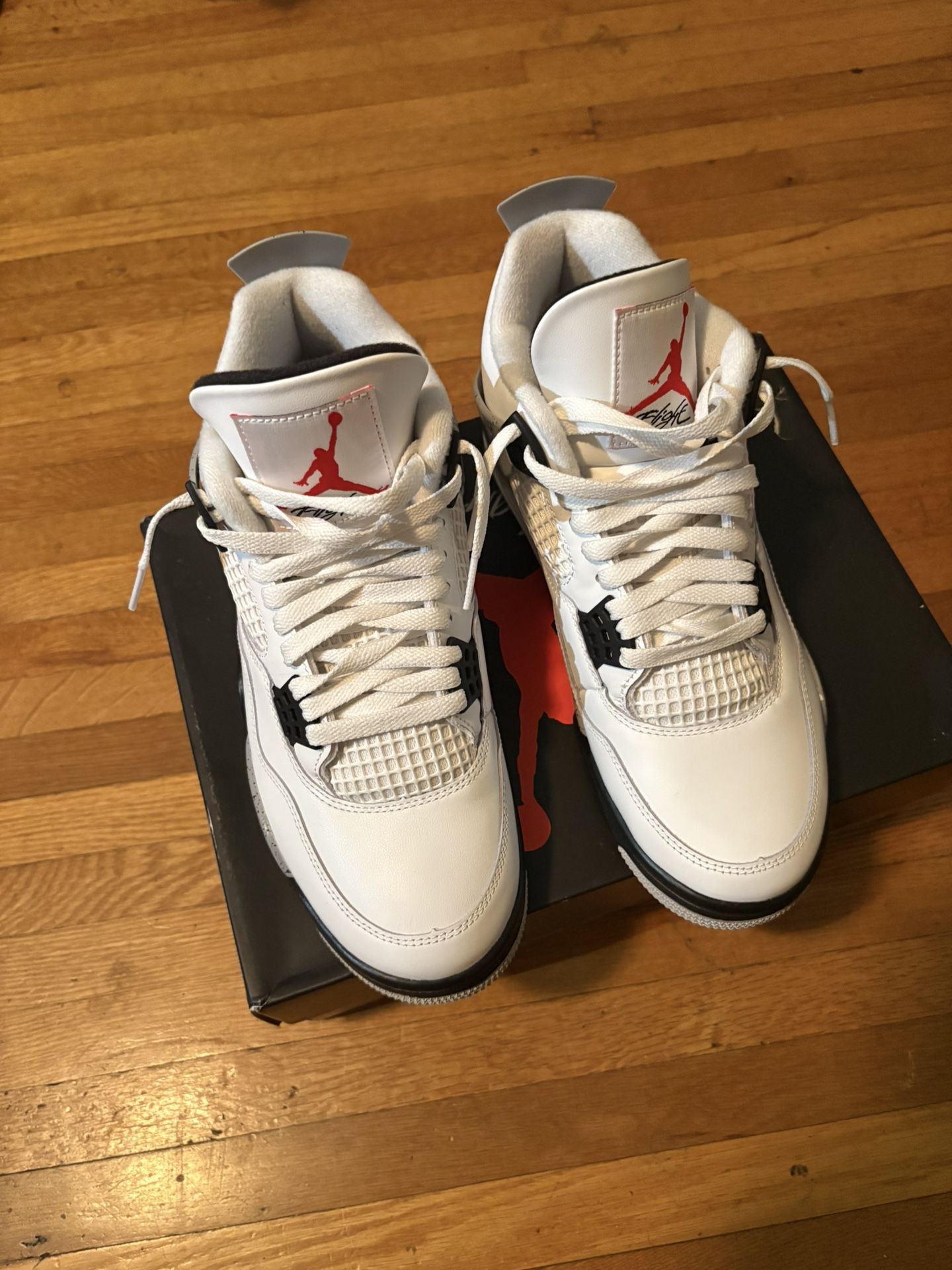 Air Jordan’s 4s White Cement