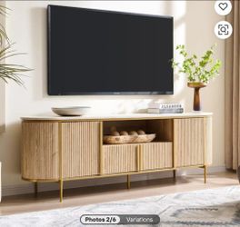 Luxury 70"  fluted TV stand