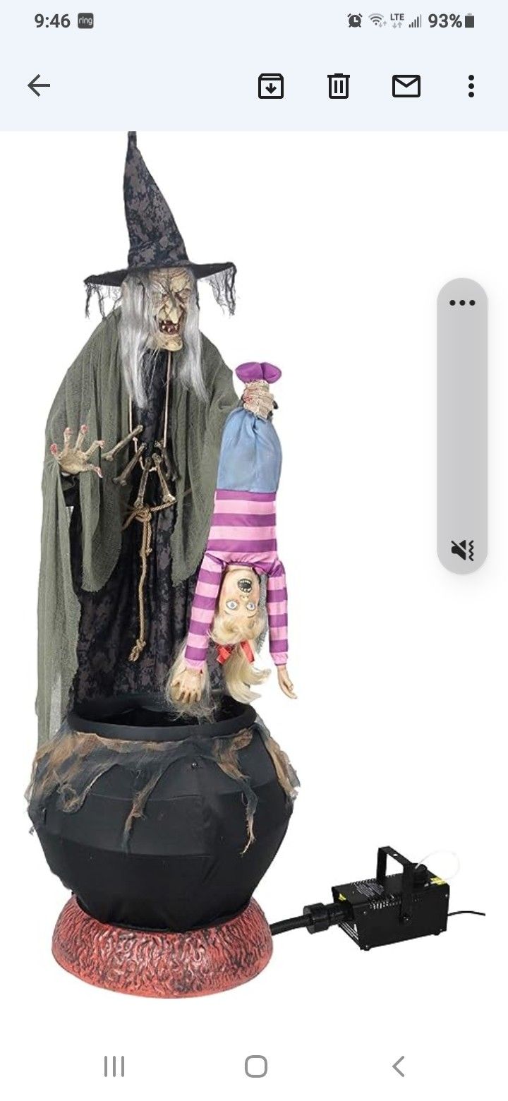 Halloween Animated Props Brew Stew Witch for Sale in Whittier, CA OfferUp