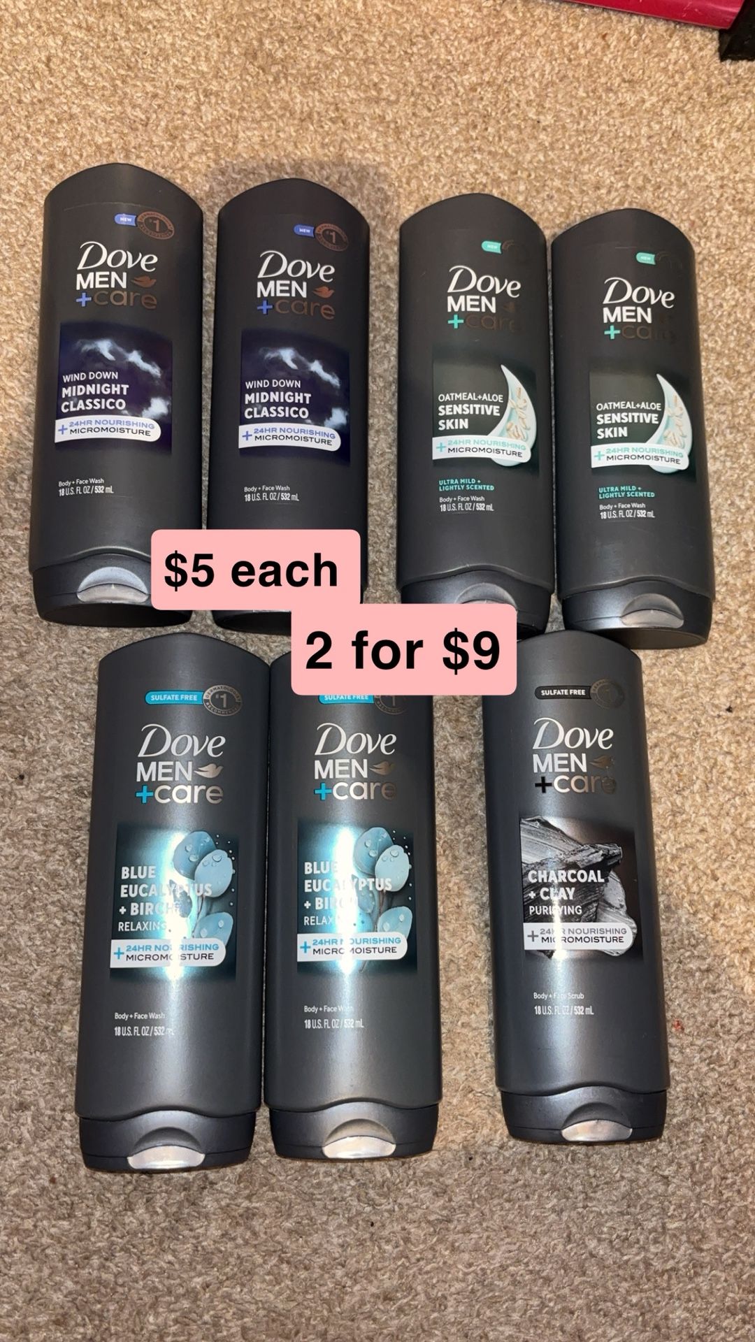 Dove Men Body wash 