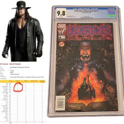 Chaos Comics WWF Undertaker Halloween Special #1 CGC 9.8 Comic Book - Highest Grade On Record