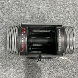 Power Block Adjustable Dumbbells 50 Pounds