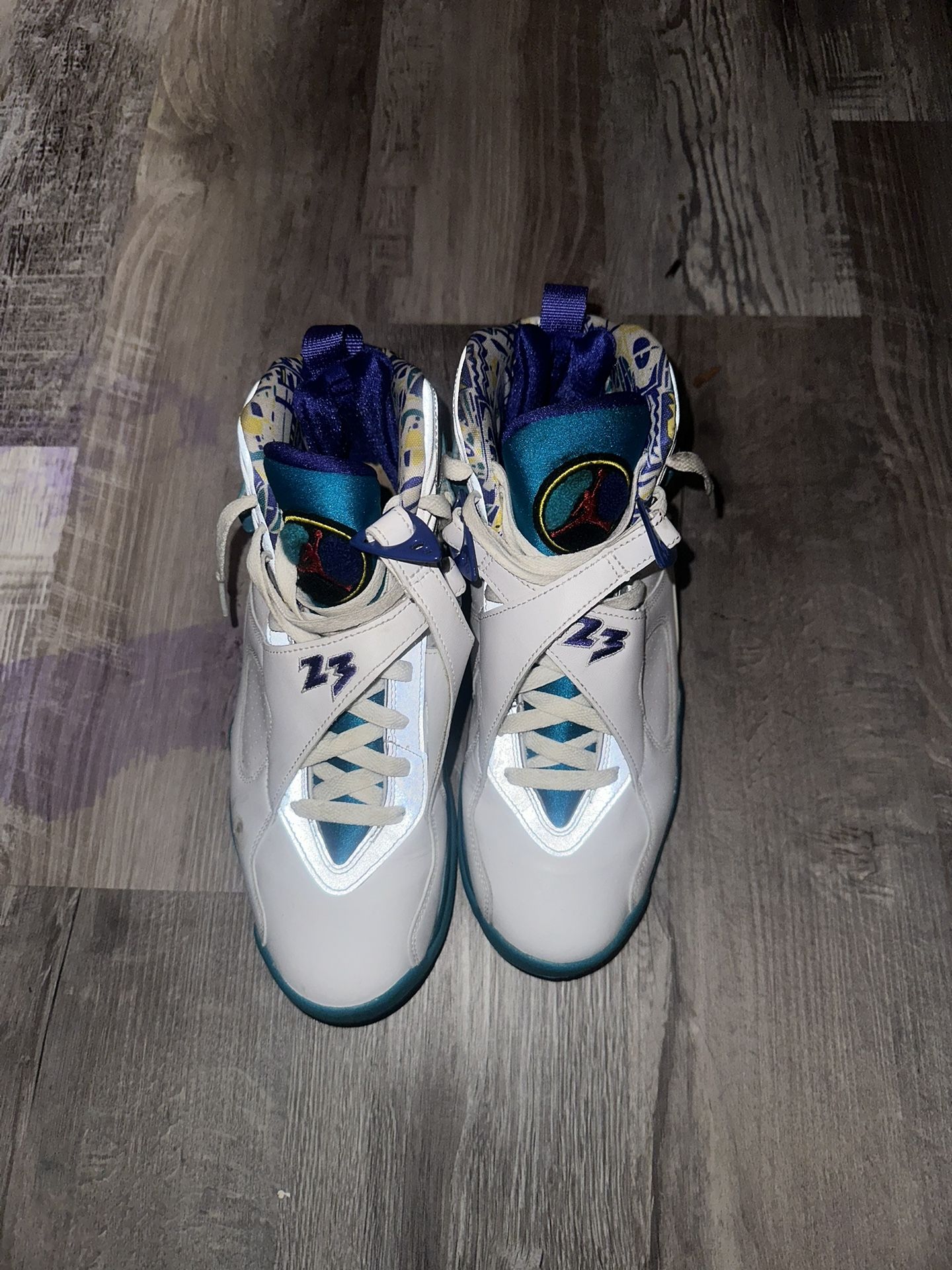 Jordan 8 White Aqua