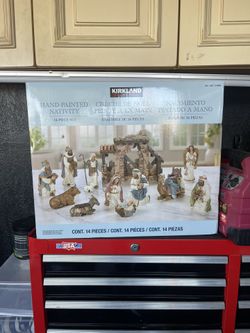 Hand Painted Nativity