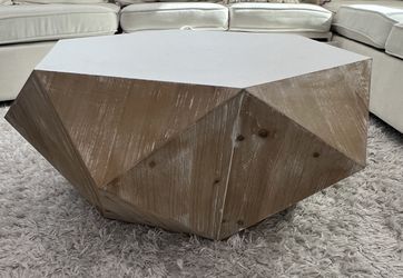Raymundo Solid Wood Pedestal Coffee Table