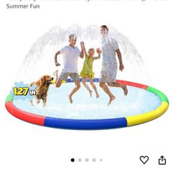Brand New Unopened Box 10.5 Ft Large  Splash Pad For Kids
