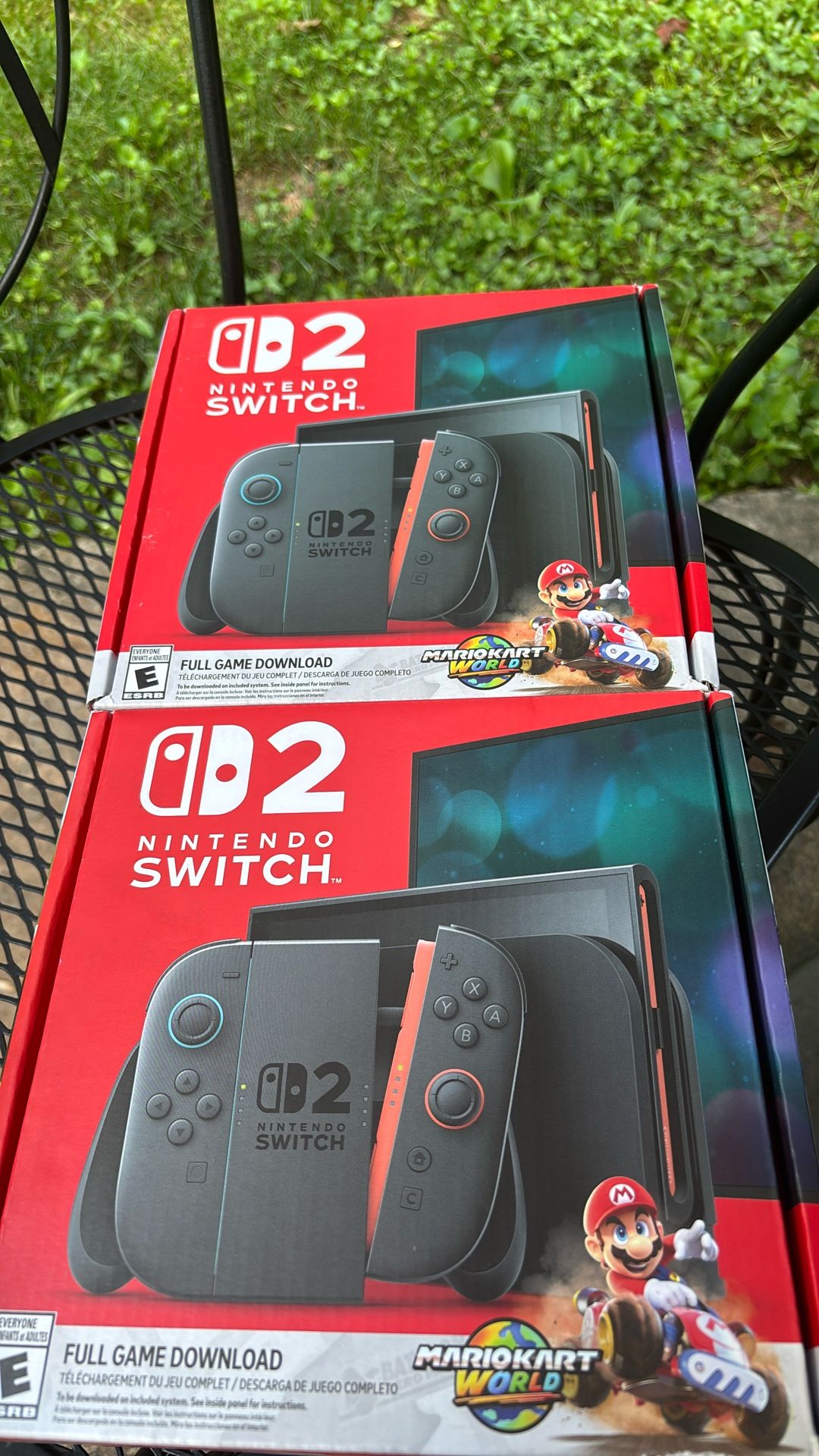 Two New Nintendo Switch 2 with Mario Kart. Never Opened. Bundle Deal