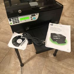 HP OfficeJet 4500 All-In-One Inkjet Wireless Printer TESTED. Print,scan, copy, fax. 