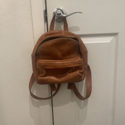 Madewell Leather Mini Backpack 