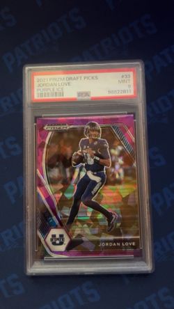 2021 PANINI PRIZM DRAFT PICKS #33 JORDAN LOVE PURPLE ICE