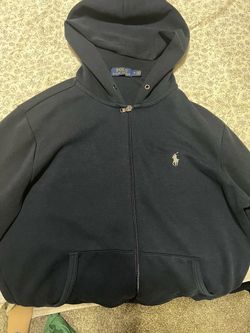 Polo zip up hoodie