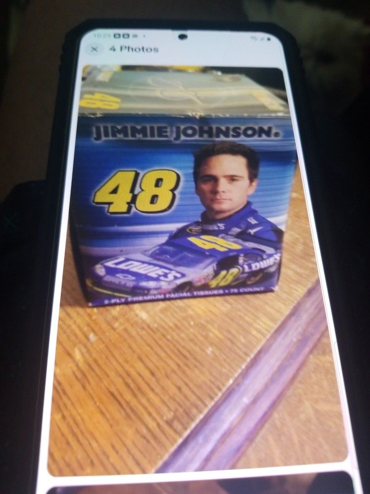 Jimmie Johnson Kleenex box