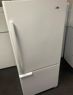 Amana Bottom Freezer White Refrigerator
