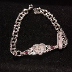 Silver 925 San Judas bracelet (pulsera De San Judas plata 925) Prices $100,$200