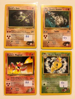 Vintage Pokémon Gym Heroes/Challenge Near Mint