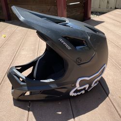 BARLEY USED: Fox Racing Rampage mtb/motocross full face helmet