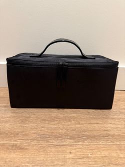 MAC Cosmetics Makeup Toiletry Nylon Organizer Bag with Mirror & Travel Strap
