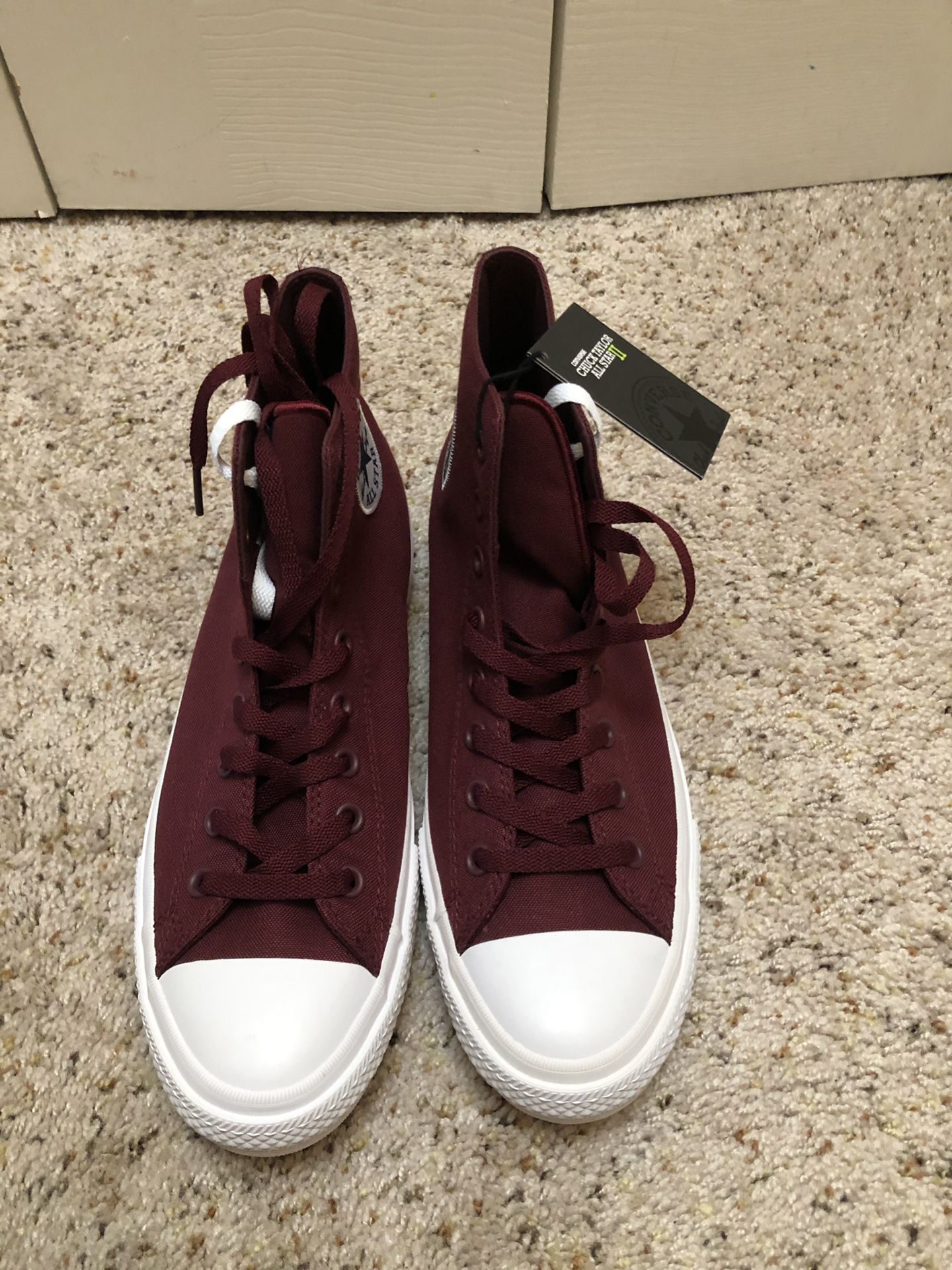 Maroon converse chuck Taylor 2 for Sale in San Jose, CA - OfferUp
