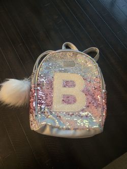 Justice Backpack. Letter B.