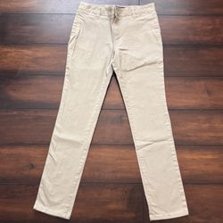Little Girls Clothes Back To School Uniform Pants French Toast Khaki Skinny Size 14