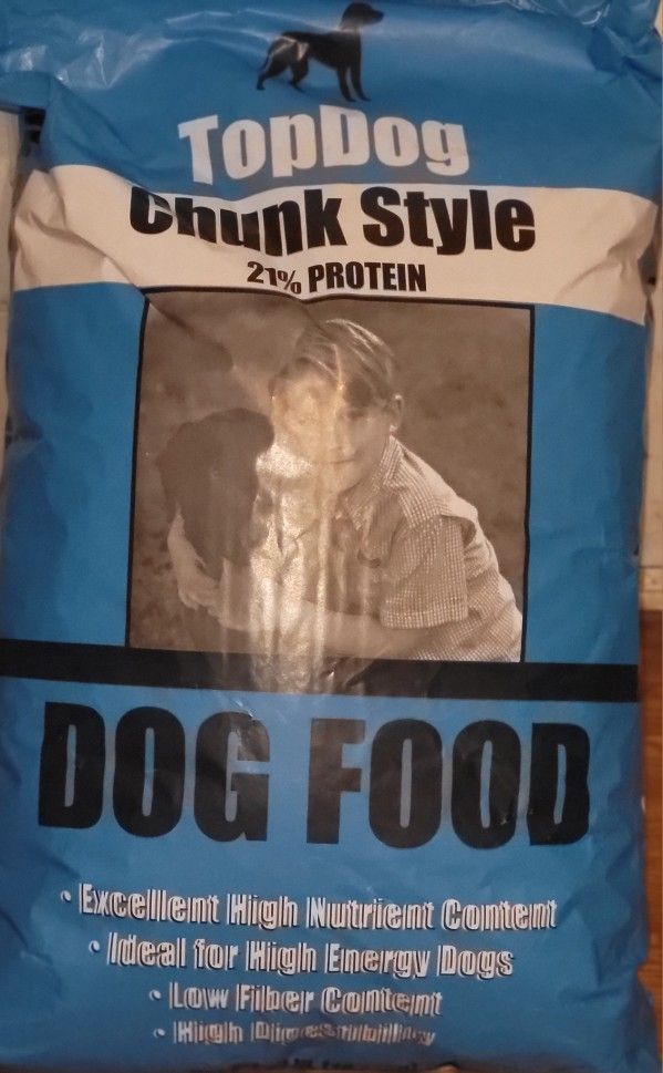 TopDog Chunky Style Dog Food, NEW (40 Pounds) 21%Protein