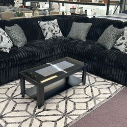 Black Sectional 
