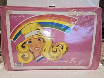 Barbie Pink Luggage Doll Clothing Case 1984