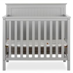 Baby Mini Crib W/Mattress 
