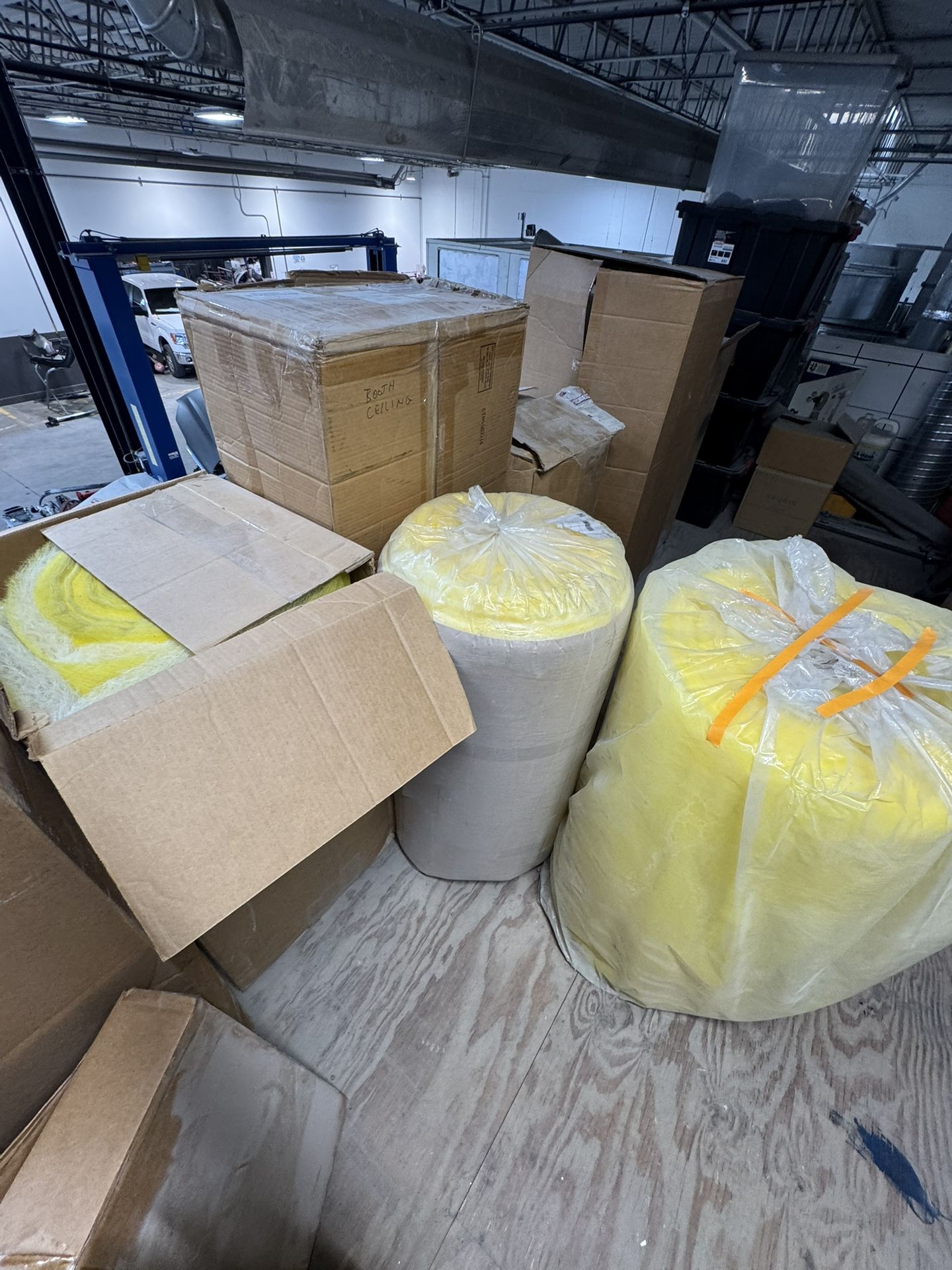 7 Rolls of 36” x 300’ paint booth filters