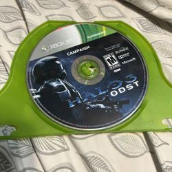 Halo 3: ODST Campaign Disc Microsoft Xbox (contact info removed) Edition Disc Only