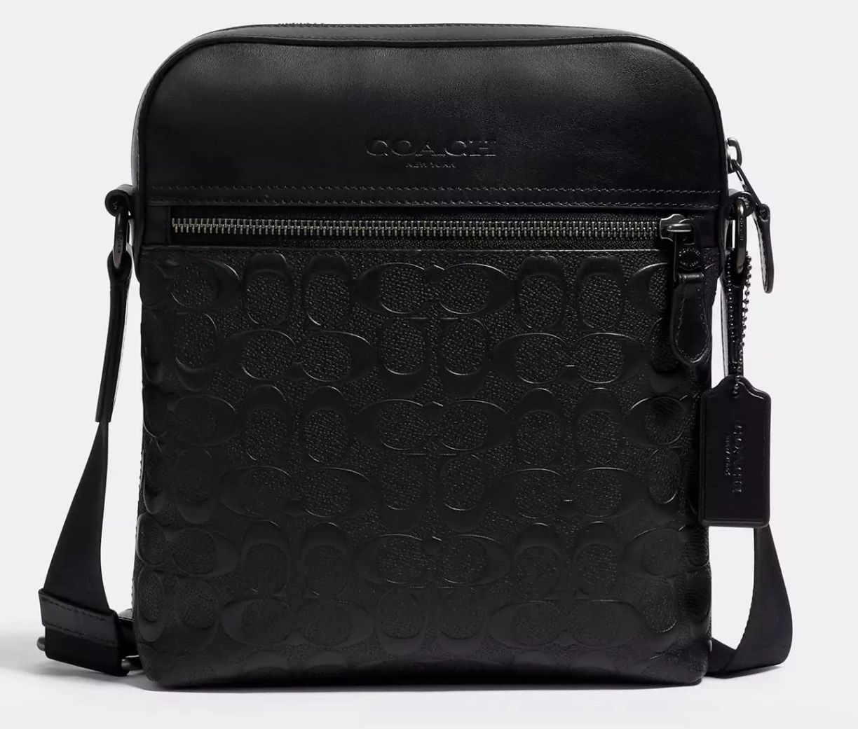 Coach Houston Flight Bag for Men - Black