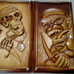 Most Cool Backgammon Board Pirate Monkeys