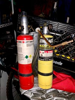 Dual propane torch