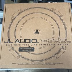JL Audio 13.5 Inch 13TW5v2 Thin Line Subwoofer Driver
