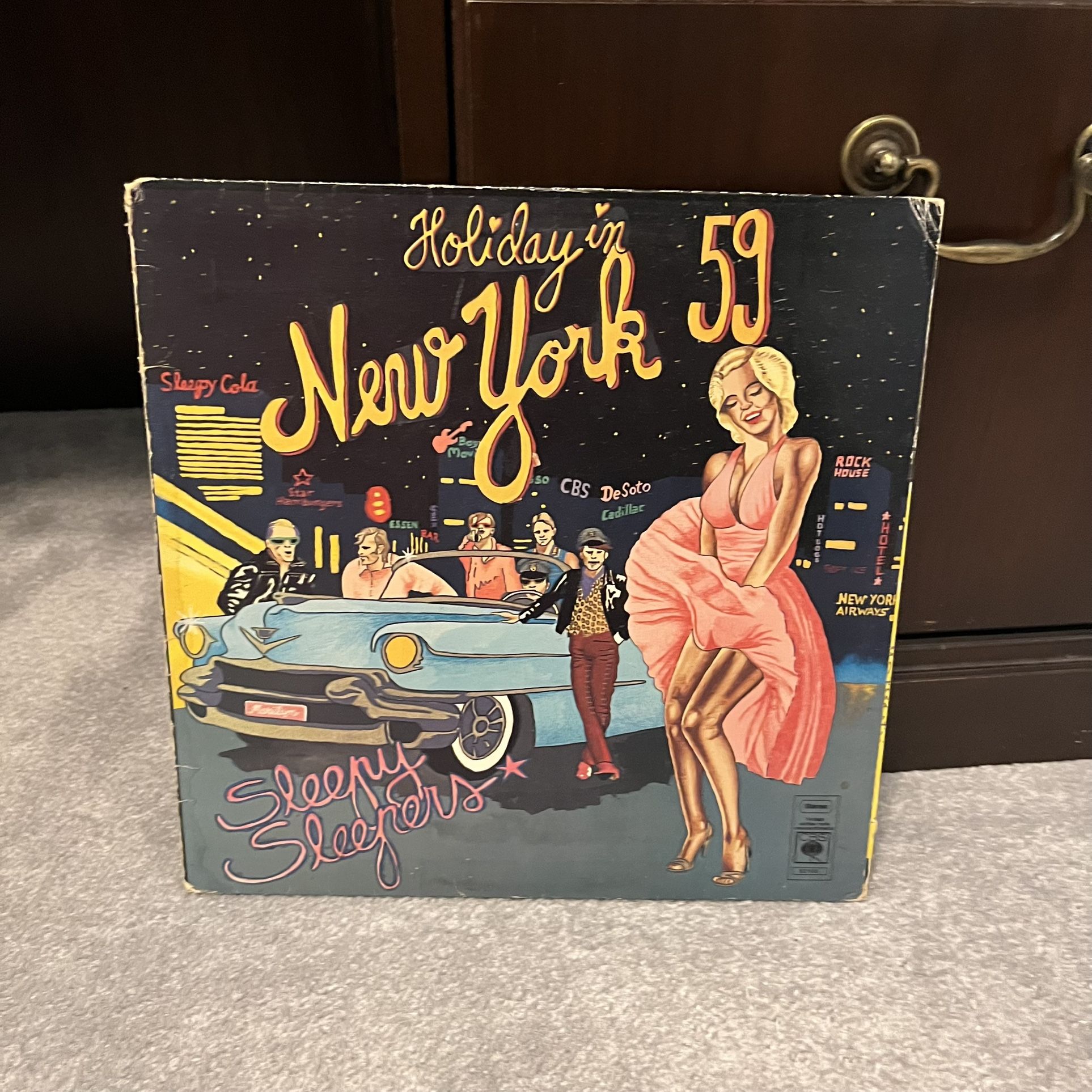Sleepy Sleepers - Holiday in New York ‘59 Vinyl Record Vintage 1978 Parody