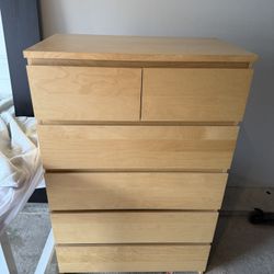 IKEA Malm 6 Drawer Dresser