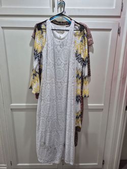 White Lace Maxi Dress