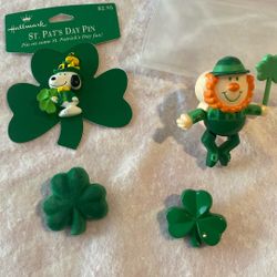 Hallmark St. Patrick Day Pins/4 Pins