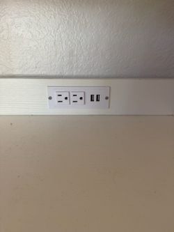 Nightstand with working USB port