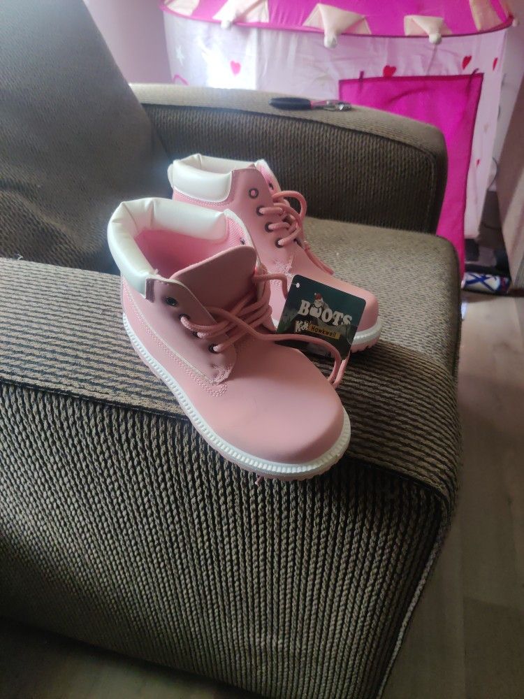 Pink Kid Boots