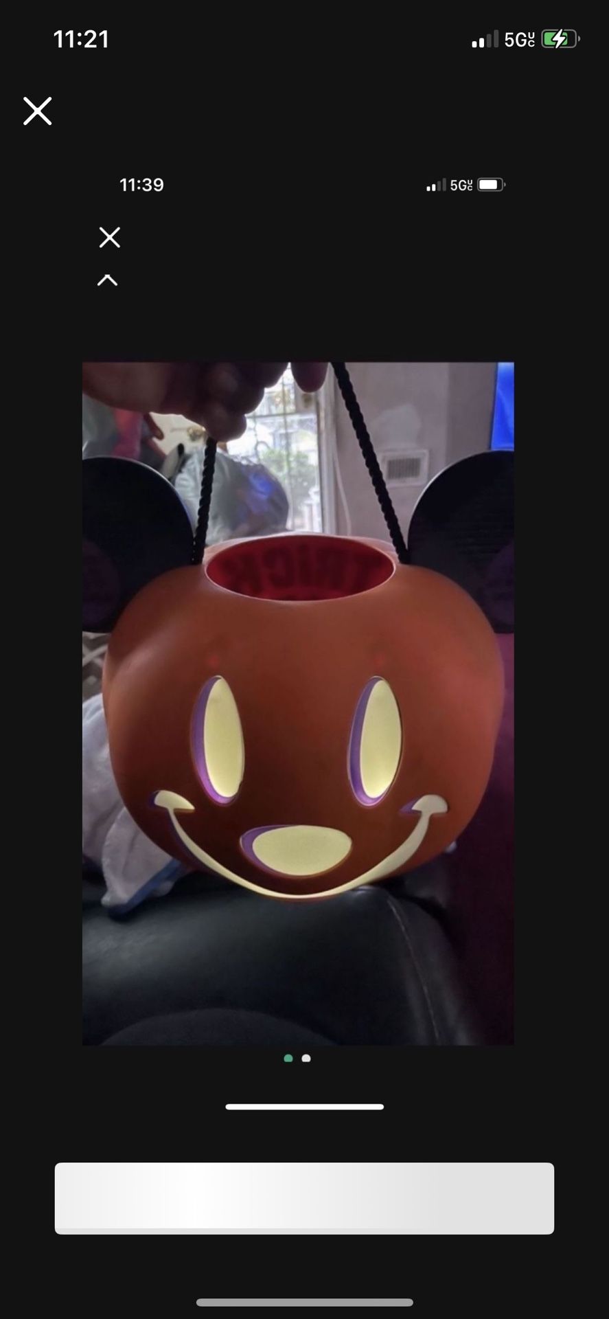 Disney Parks Light-Up Mickey Pumpkin NEW Pick up location in the city of Pico Rivera