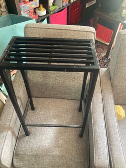 Small metal stand, shelf