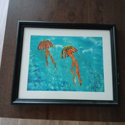 Jellyfish Stroll Giclee Print
