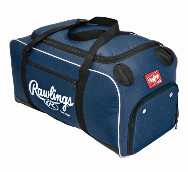 Rawlings Covert Player Baseball Duffle  Bag, Navy. 